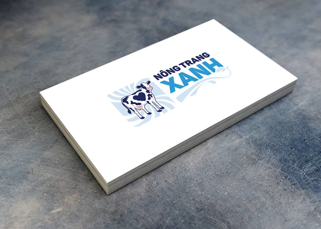 NÔNG TRANG XANH - Thiết kế logo thương hiệu sữa tươi Nông Trang Xanh